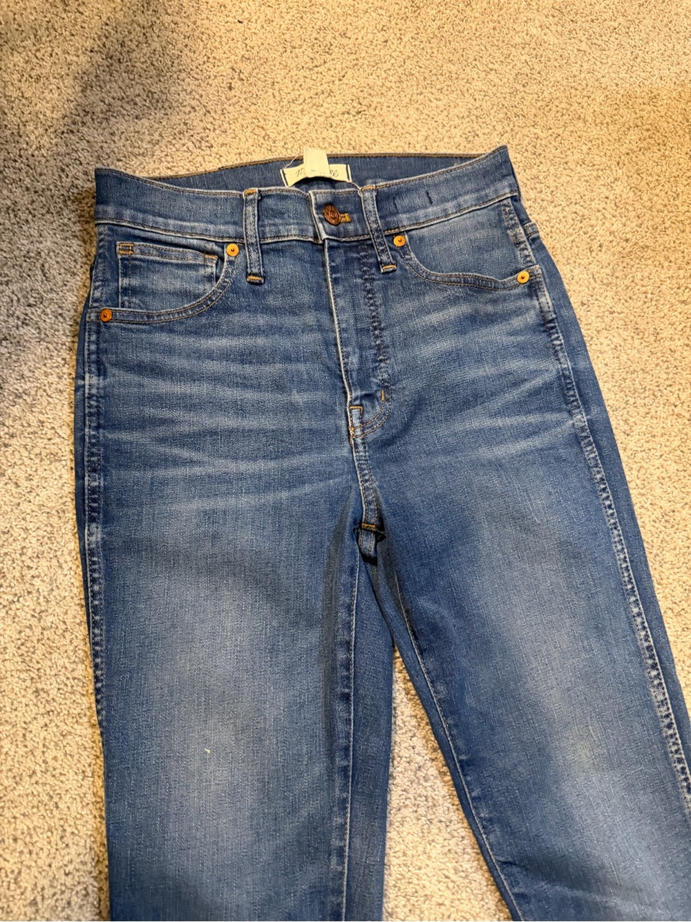 Madewell Medium High rise Skinny Jeans